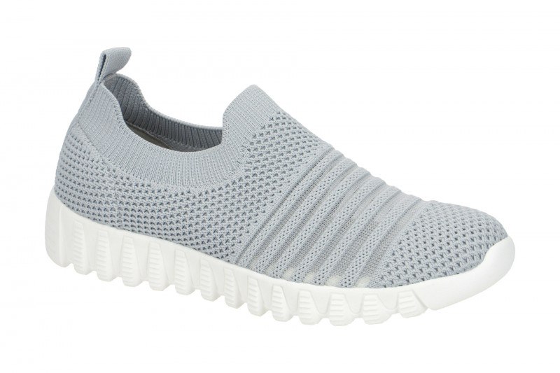 Bernie Mev Wylie Schuhe Slipper hellgrau vegan