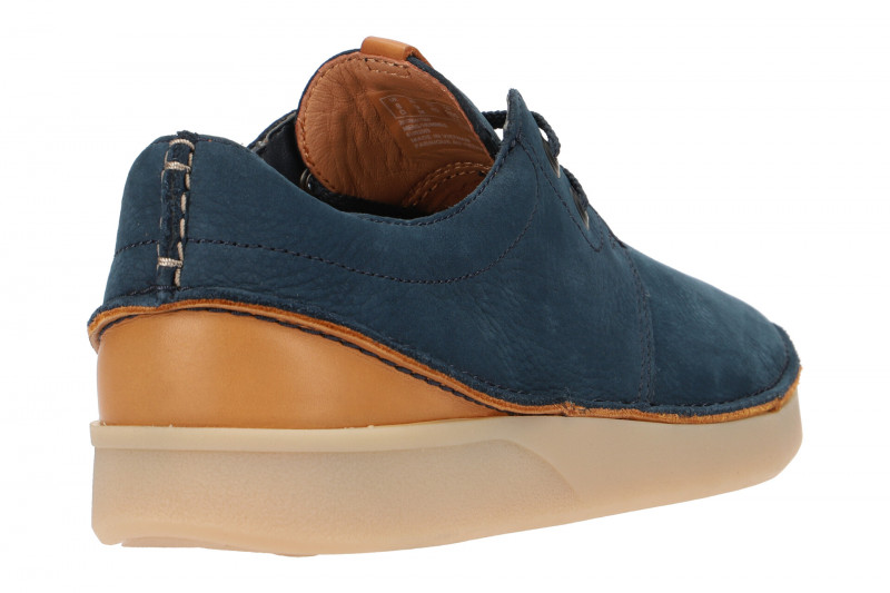 Clarks Oakland Schuhe blau Nubuck