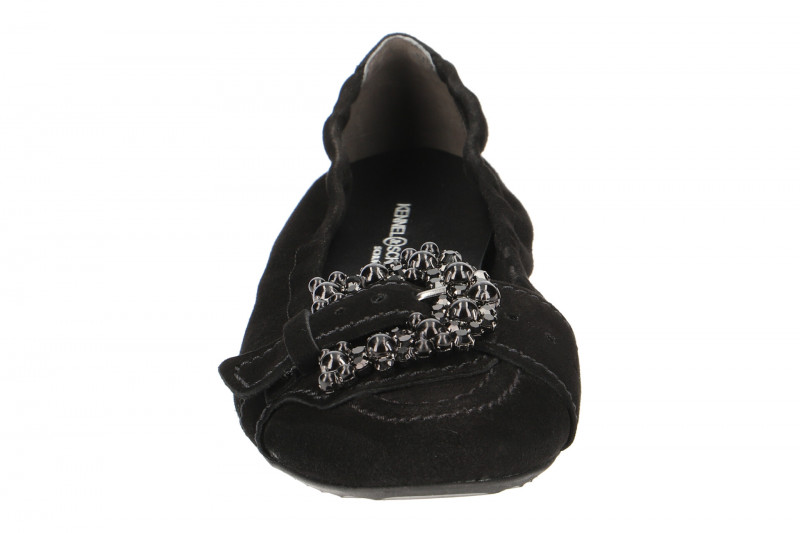 K&S Malu Ballerinas schwarz crystal 10970