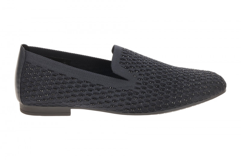 Gabor Slipper Loafer blau Strass Funkel 85.216.49