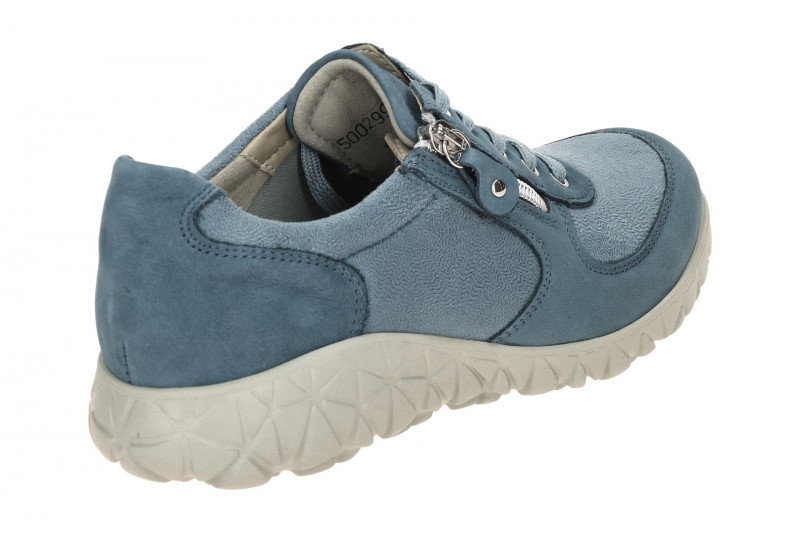 Waldläufer Havy Soft Schuhe blau denim H-Weite OrthoTritt H89001