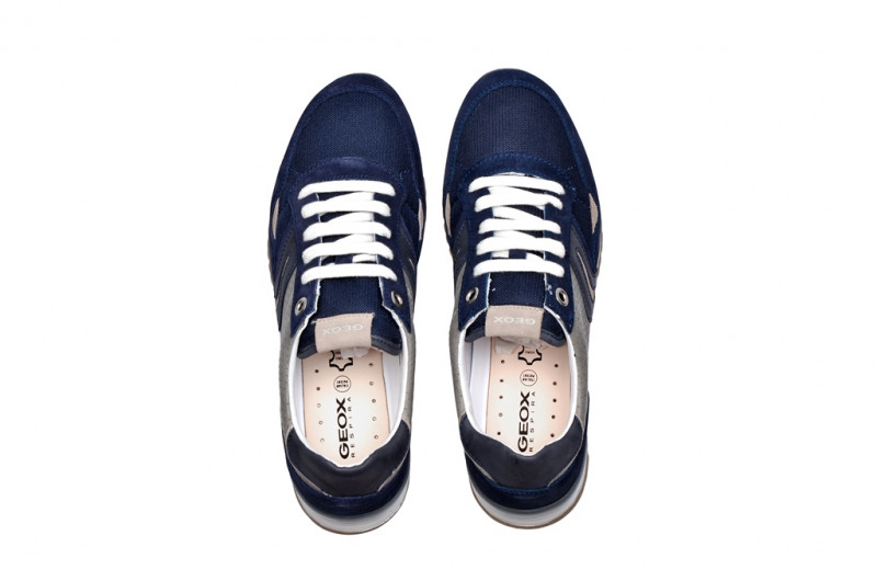 Geox Speed P Schuhe in blau grau Sneakers U32X1P