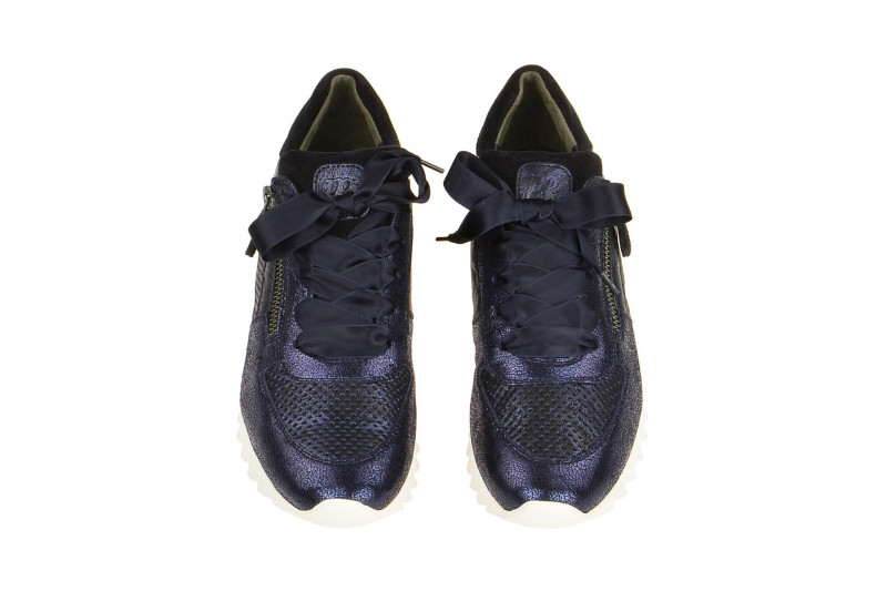 Paul Green Schuhe Sneakers blau metallic 4650