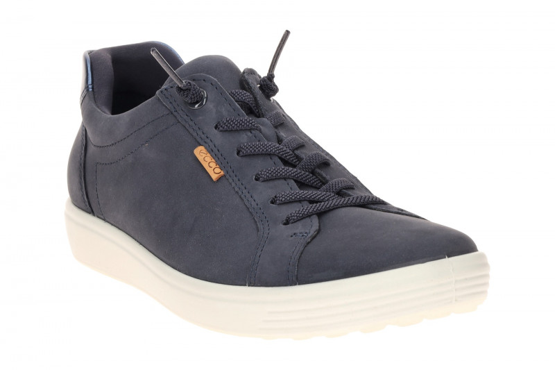 Ecco Soft 7 Schuhe Slipper blau Easy Slip Gummizug 490583