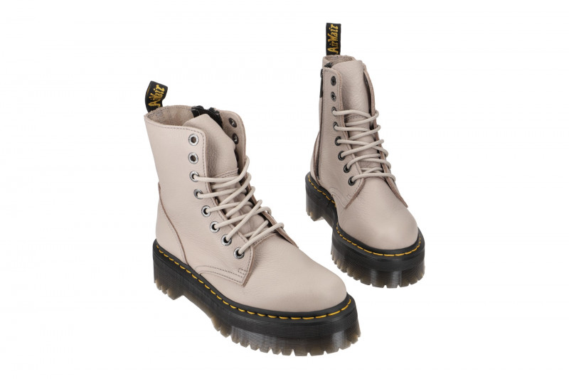Dr. Martens Jadon 3 Plateau Stiefel grau taupe 31159348