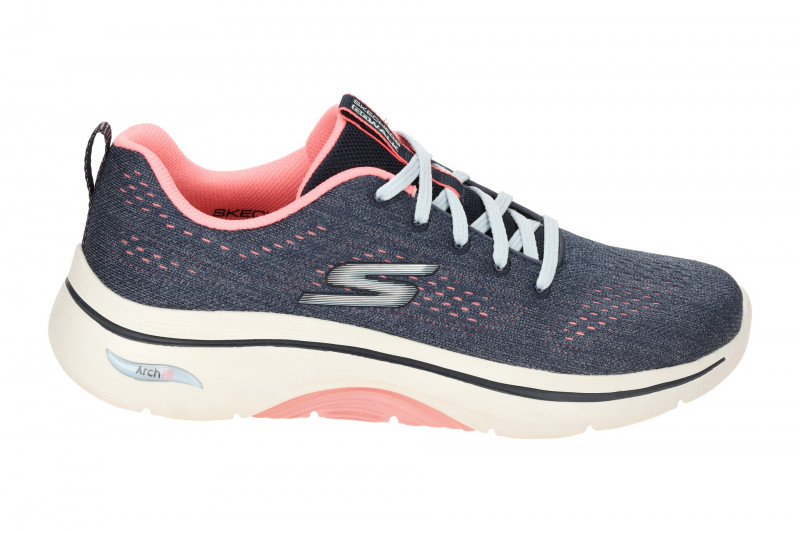 Skechers Go Walk Arch Fit Schuhe blau pink 125311