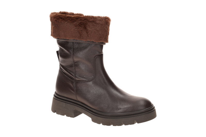 Gabor Stiefel braun mocca Fellkragen gekrempelt 8021.04.002