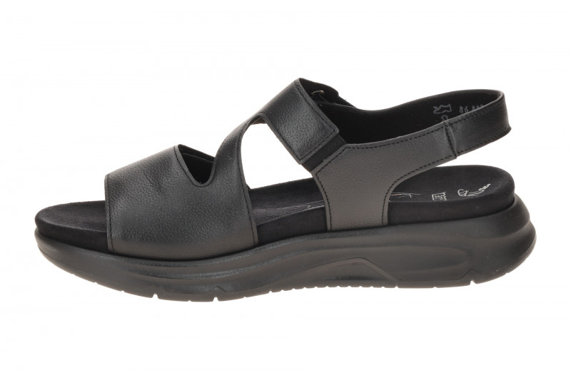 Gabor RollingSoft Sandale schwarz uni Glattleder 86.885.57