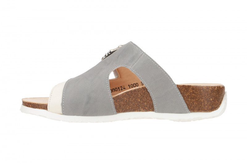 Think Mizzi Pantolette weiß grau 124