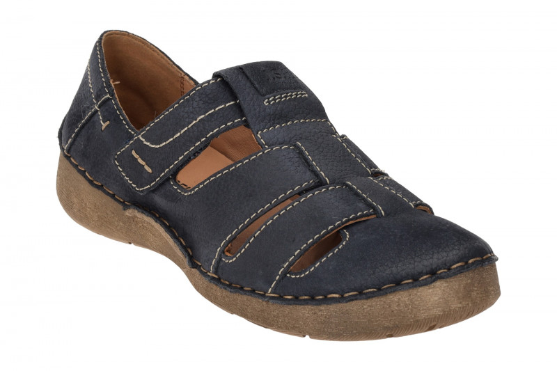 Josef Seibel Fergey 59 Schuhe Slipper blau Klett