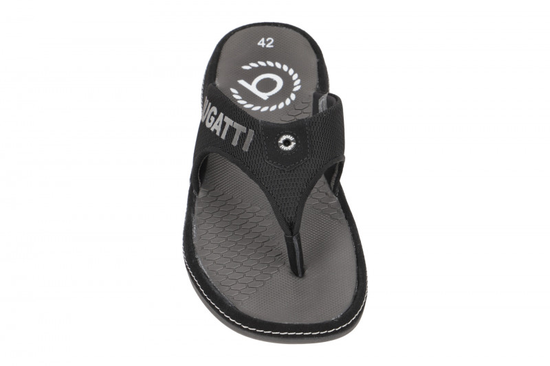 bugatti Branson Zehentrenner Pantolette schwarz 73582