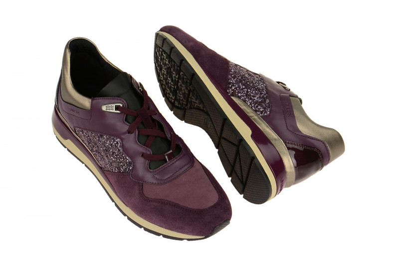 Geox Shahira Schuhe lila rot D62N1B