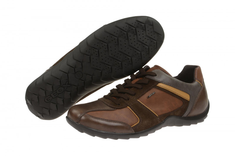 Geox Respira Pavel B Sneakers im braun mix Herrenschuhe