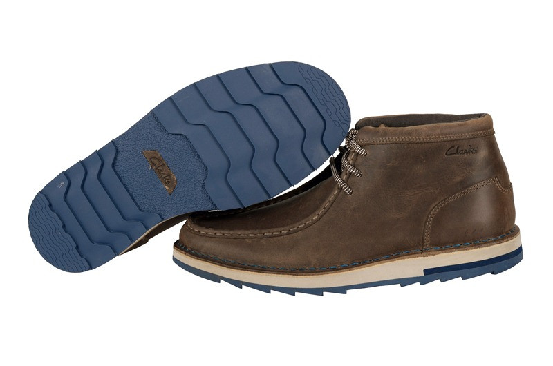 Clarks Mumford Flok Schuhe in tabacco dunkelbraun Boots