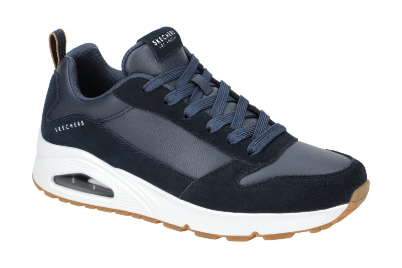 Skechers Uno Schuhe blau Herren Sneakers 52468