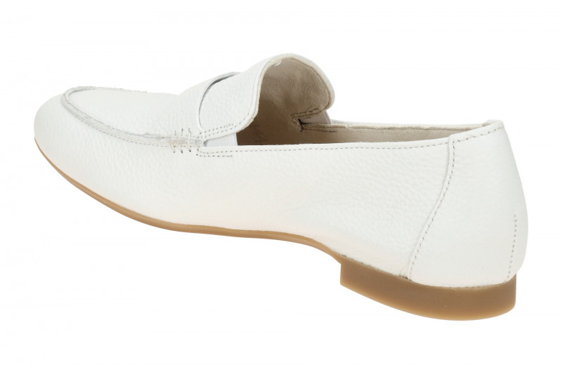Paul Green Schuhe Loafer weiß Slipper 1056