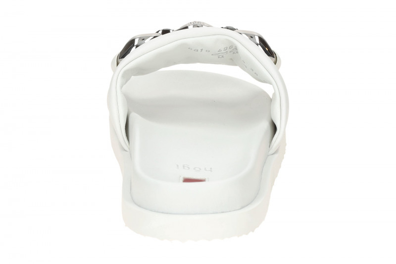 Högl Franka Pantolette weiß Kette 0810