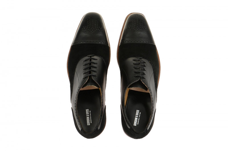 Gordon & Bros Schuhe Lucquin schwarz Leder kombi 2830-I