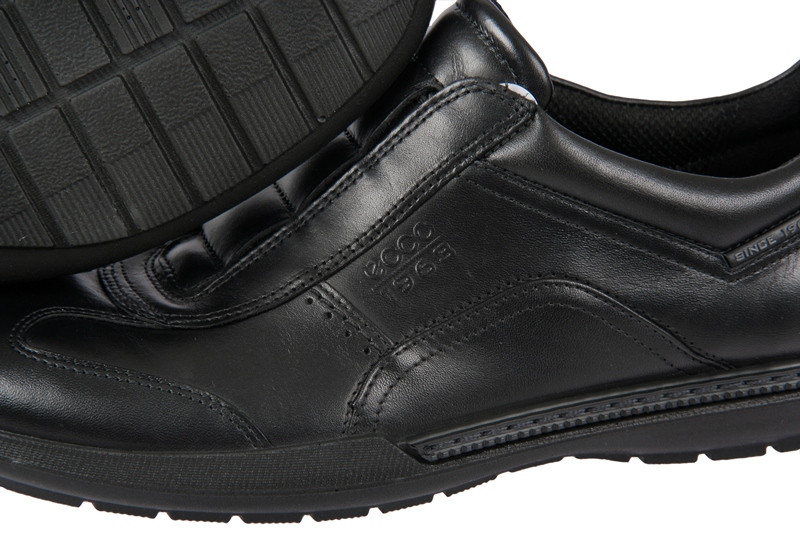 Ecco Welt Sneaker Schuhe schwarz Slipper