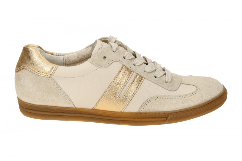 Paul Green Sneaker Schuhe beige gold 5350
