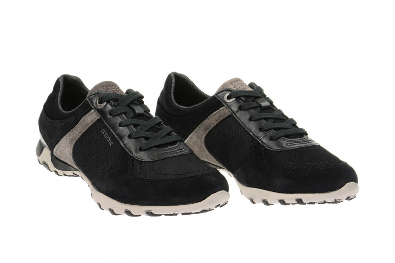 Geox Freccia Schuhe schwarz grau D42C0A