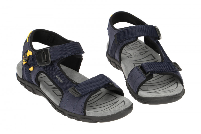 Geox Sandale Strada blau gelb U9224B
