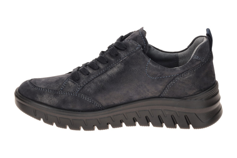 Waldläufer Becky Schuhe blau K-Weite Schimmer 614002