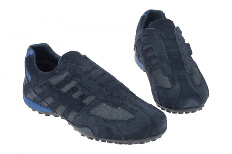 Geox Snake Schuhe Slipper blau U4207L