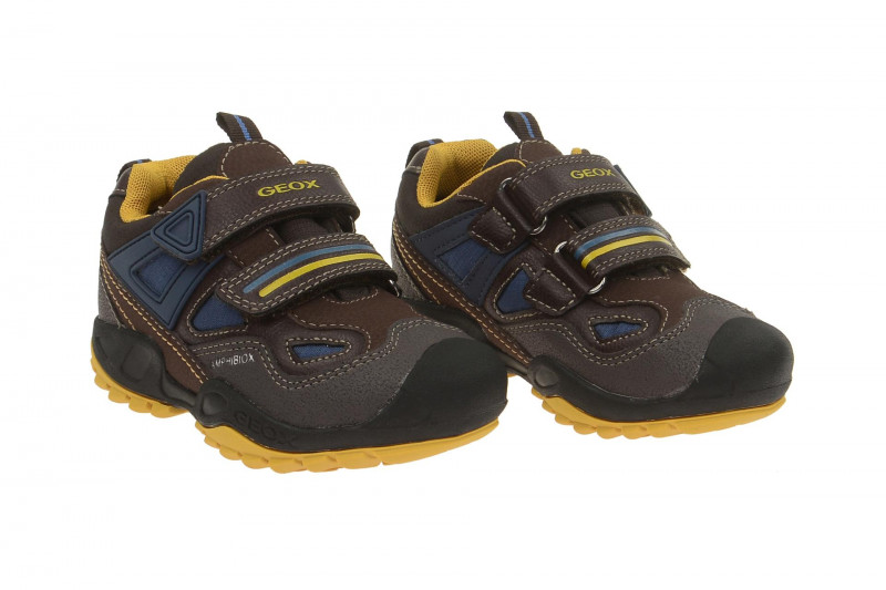 Geox Respira Jungen Schuhe Savage ABX in braun Amphibiox