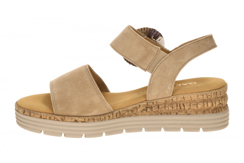 Gabor Keil Sandale sand beige Velour 82.706.30