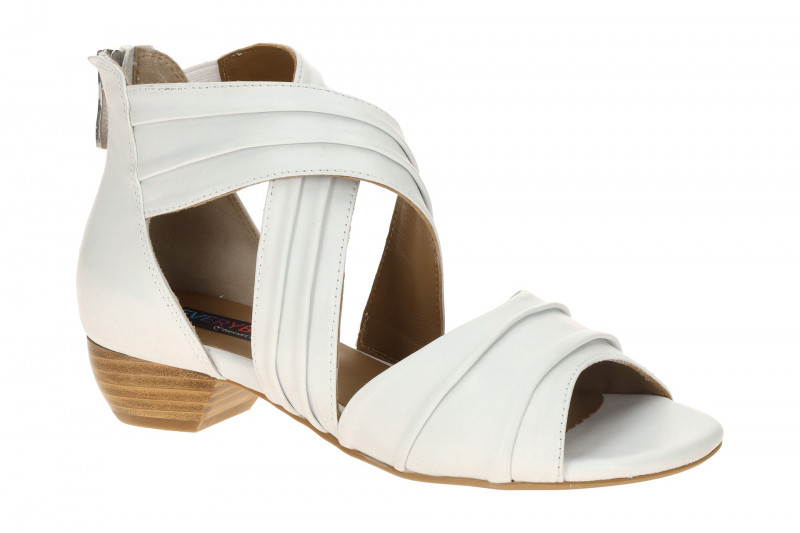 Everybody Jobas Sandalette weiß Glattleder
