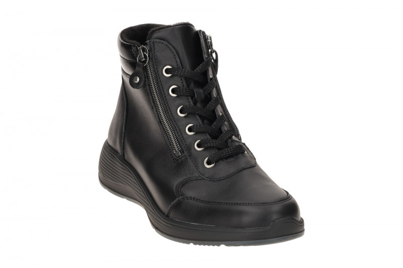 Waldläufer Kalea Stiefelette Boots schwarz Nappa K-Weite 698801