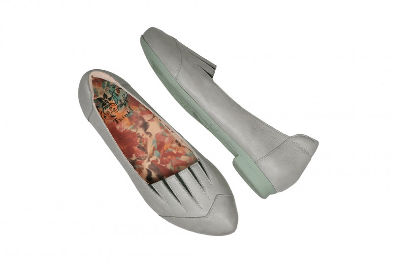 Think Barca Slipper grau alu