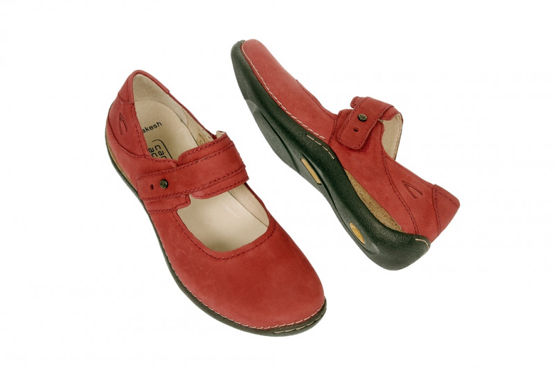 camel active Marrakesh Slipper in rot Mary Jane