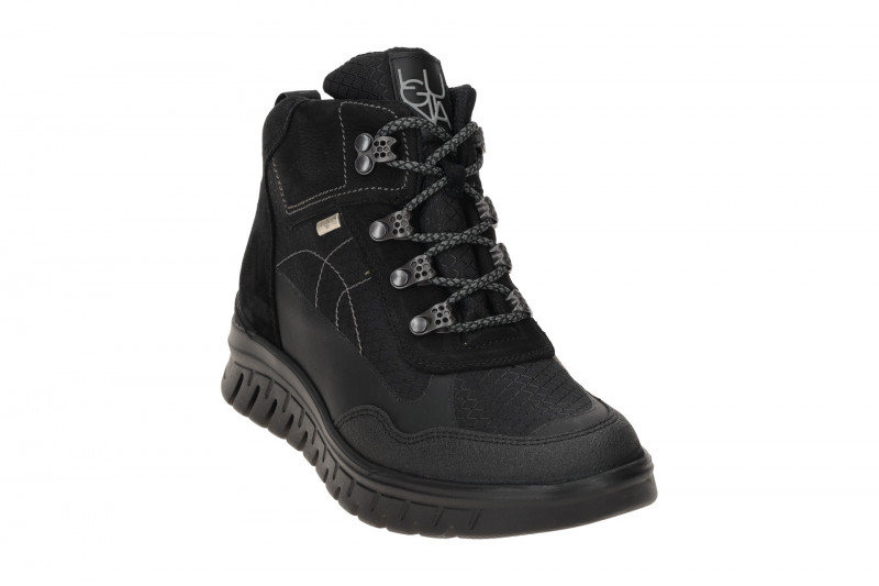 Waldläufer Biggi Warmfutter Stiefeletten schwarz H-Weite Wasserdicht