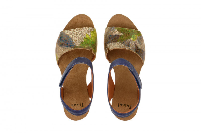 Think Traudi Sandale blau jeans kombi 6-86573-84