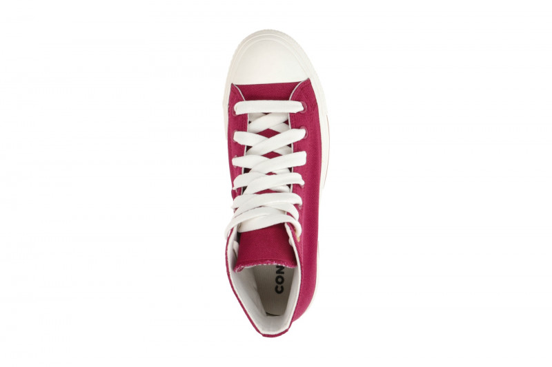 Converse Schuhe Chuck Taylor All Star Plateau rot berry Lift Hi