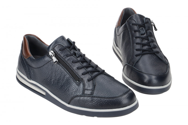 Waldläufer Klemens Schuhe Sneaker blau notte K-Weite 623005
