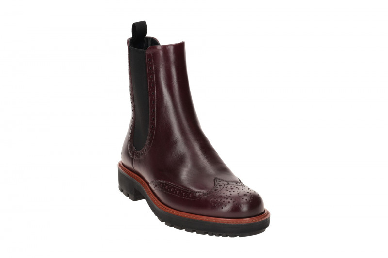 Ecco Metropole Oslo Chelsea Stiefelette rot Lyra Muster 232883