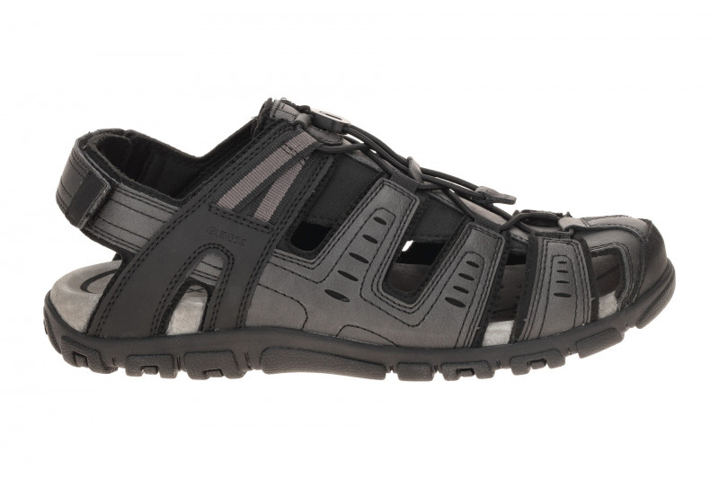 Geox Strada Outdoor Sandale schwarz U4524C