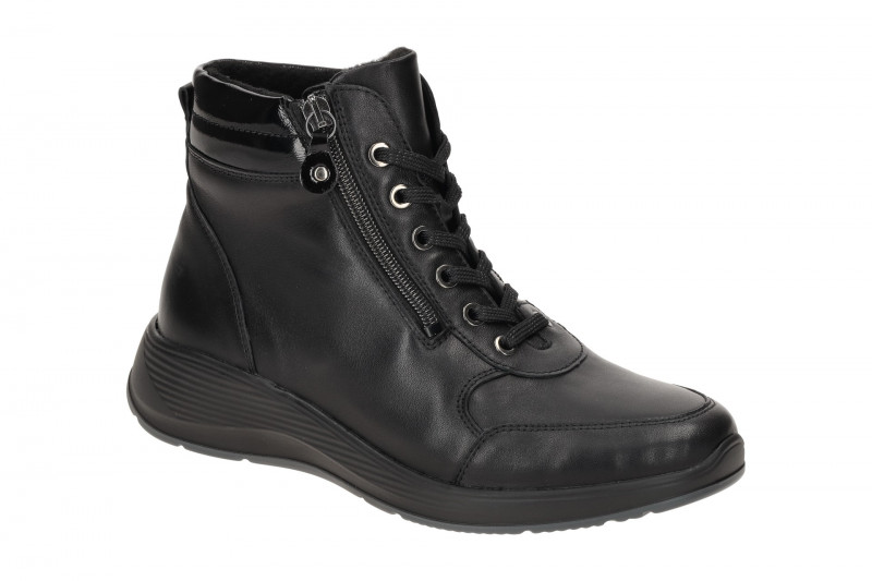Waldläufer Kalea Stiefel Boots schwarz K-Weite dünn gefüttert 698801