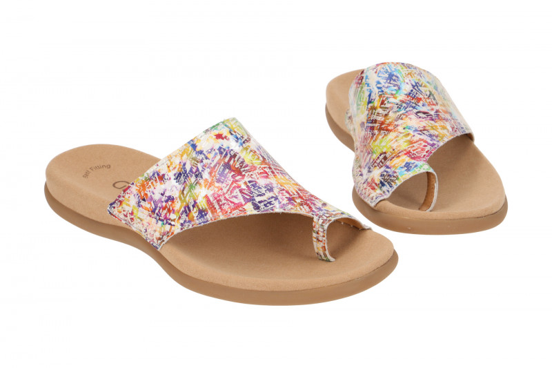 Gabor Zehentrenner Pantolette bunt Artist 83.700.60