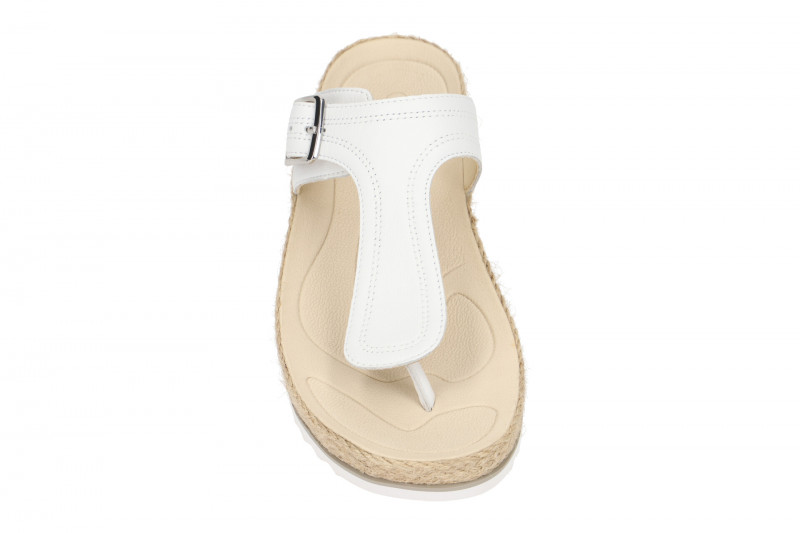 Gabor Pantolette weiß Glattleder 63.726.21