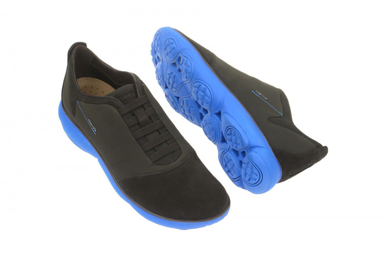 Geox Nebula Schuhe braun Sohle hellblau