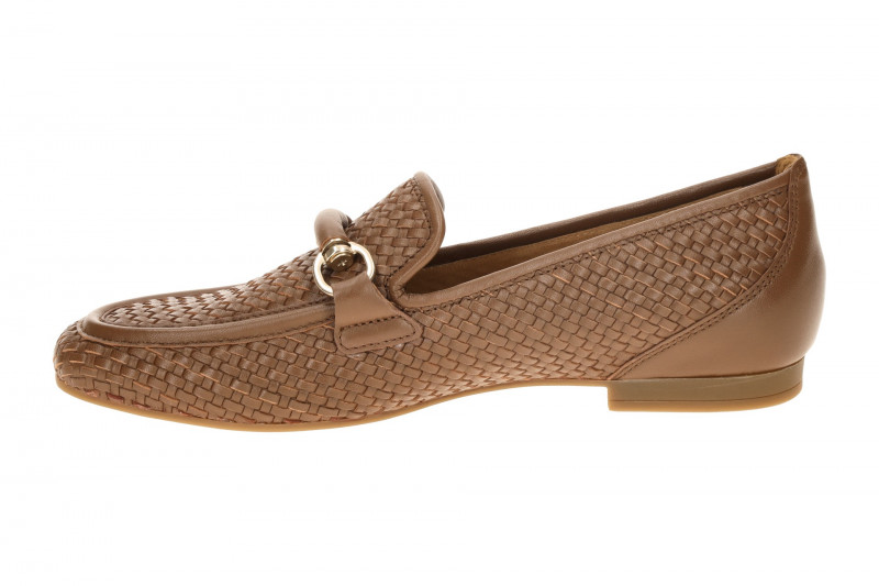 Gabor Slipper Loafer braun geflochten 85.218.28
