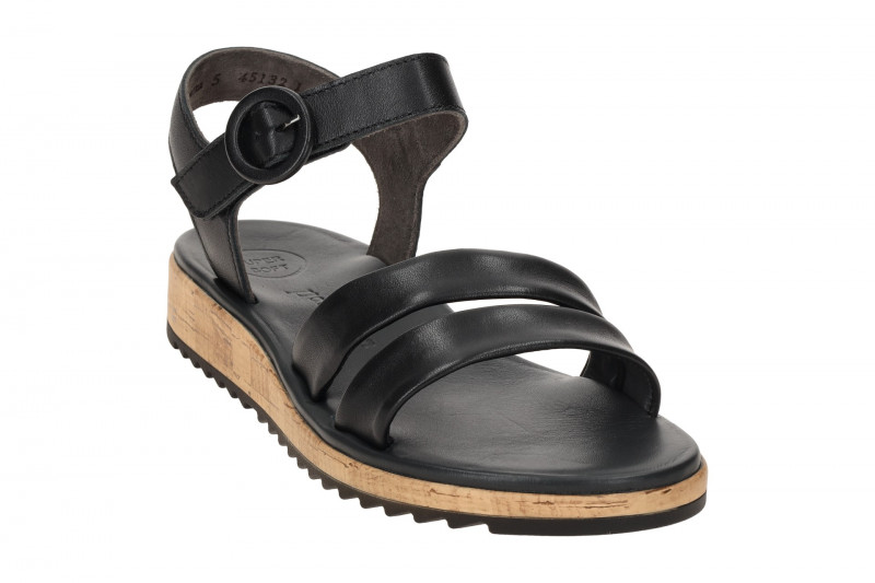 Paul Green Sandale schwarz Nappa Klett 6112