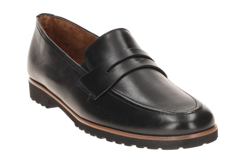 Paul Green Loafer Schuhe Slipper schwarz 2493
