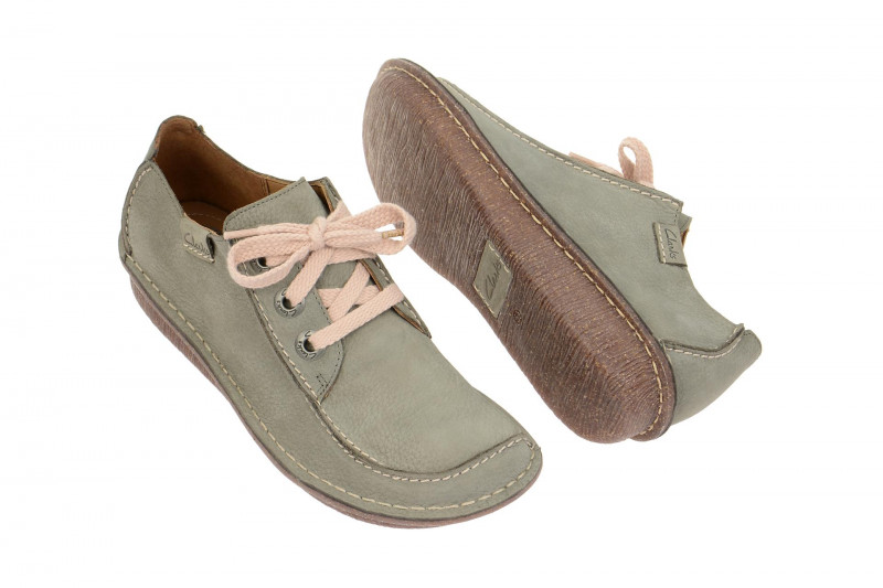 Clarks Funny Dream Schuhe grau Nubuck