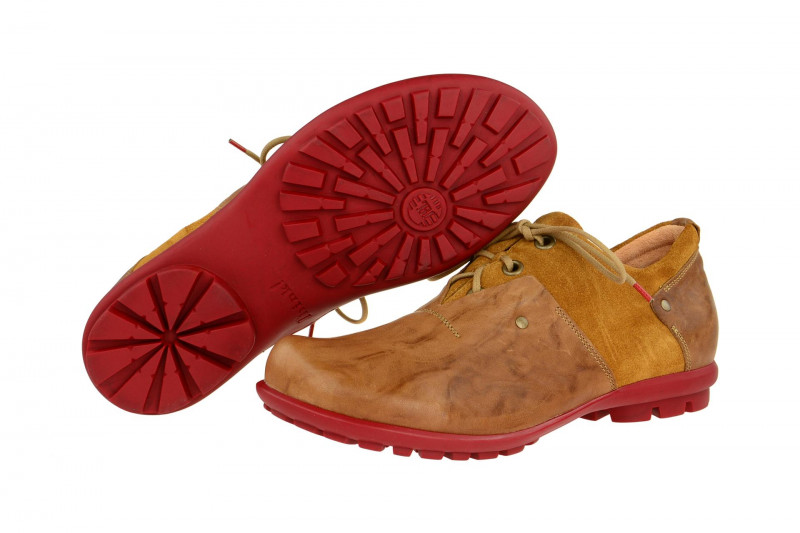 Think Kong Schuhe hell-braun rot 2-82651-55