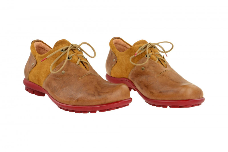 Think Kong Schuhe hell-braun rot 2-82651-55